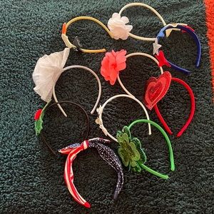 Little girls headband lot